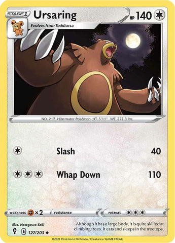Ursaring (127/203) [Sword & Shield: Evolving Skies] - Destination Retro