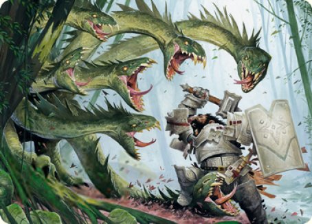 Lair of the Hydra Art Card [Dungeons & Dragons: Adventures in the Forgotten Realms Art Series] - Destination Retro