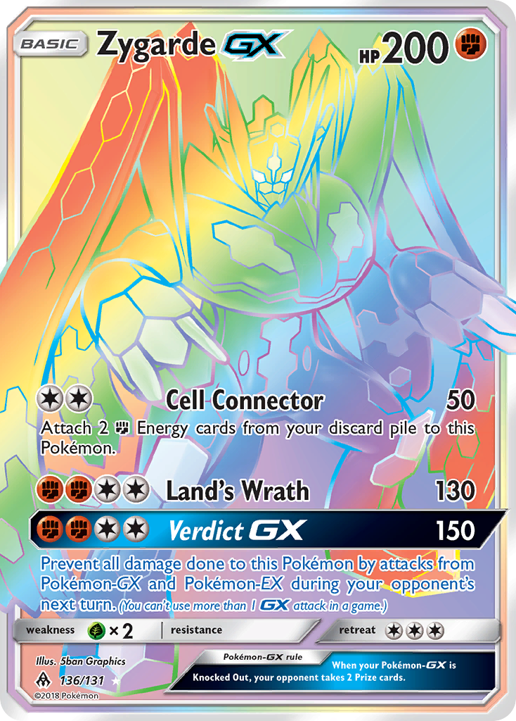 Zygarde GX (136/131) [Sun & Moon: Forbidden Light] - Destination Retro