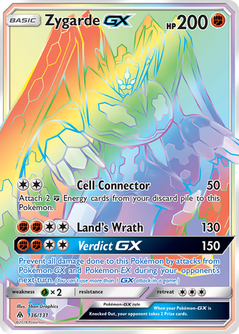 Zygarde GX (136/131) [Sun & Moon: Forbidden Light] - Destination Retro