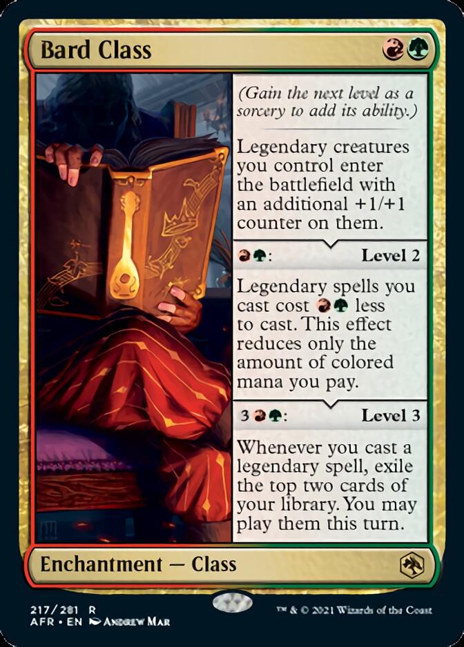 Bard Class [Dungeons & Dragons: Adventures in the Forgotten Realms] - Destination Retro