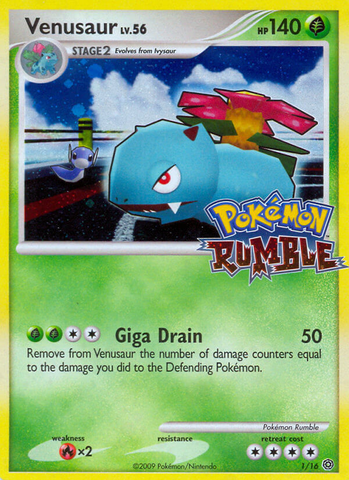 Venusaur (1/16) [Pokémon Rumble] - Destination Retro