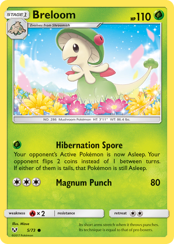 Breloom (5/73) [Sun & Moon: Shining Legends] - Destination Retro