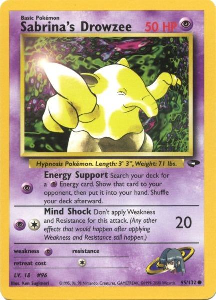 Sabrina's Drowzee (95/132) [Gym Challenge Unlimited] - Destination Retro