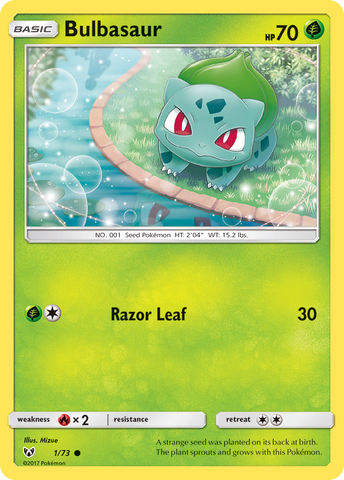 Bulbasaur (1/73) [Sun & Moon: Shining Legends] - Destination Retro
