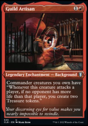Guild Artisan (Foil Etched) [Commander Legends: Battle for Baldur's Gate] - Destination Retro