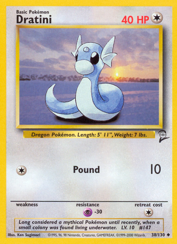 Dratini (38/130) [Base Set 2] - Destination Retro
