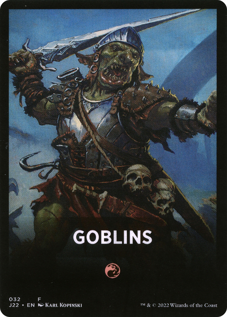 Goblins Theme Card [Jumpstart 2022 Front Cards] - Destination Retro