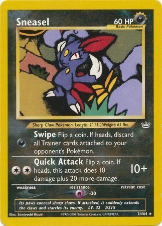 Sneasel (24/64) [Neo Revelation Unlimited] - Destination Retro
