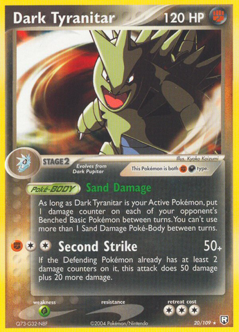 Dark Tyranitar (20/109) [EX: Team Rocket Returns] - Destination Retro