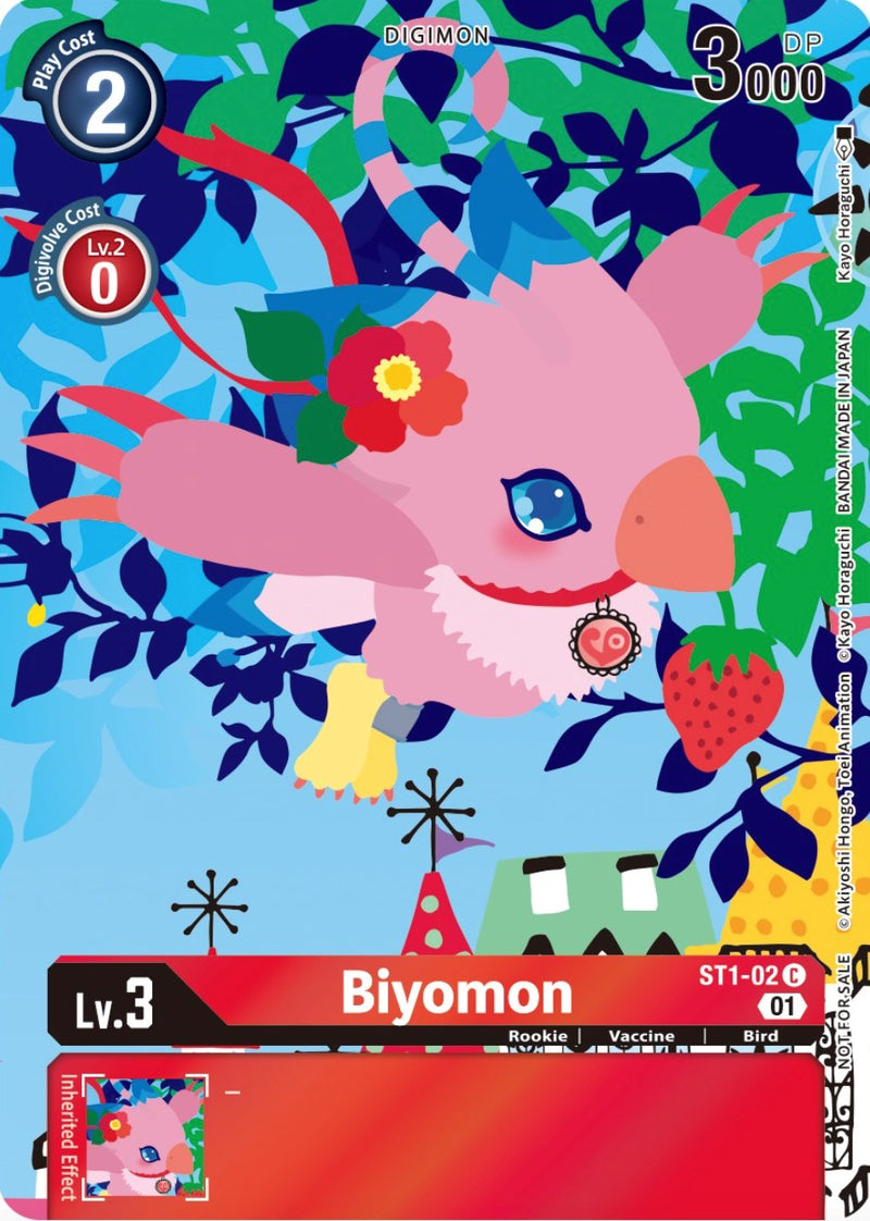 Biyomon [ST1-02] (Tamer's Card Set 2 Floral Fun) [Starter Deck: Gaia Red Promos] - Destination Retro