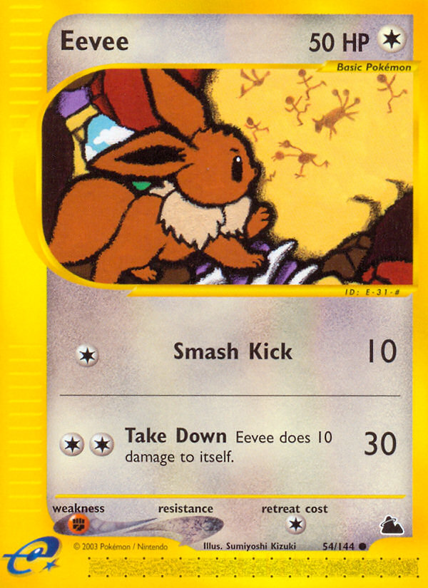 Eevee (54/144) [Skyridge] - Destination Retro