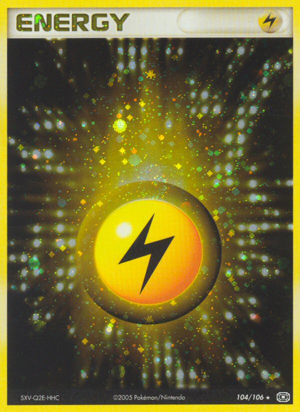 Lightning Energy (104/106) [EX: Emerald] - Destination Retro