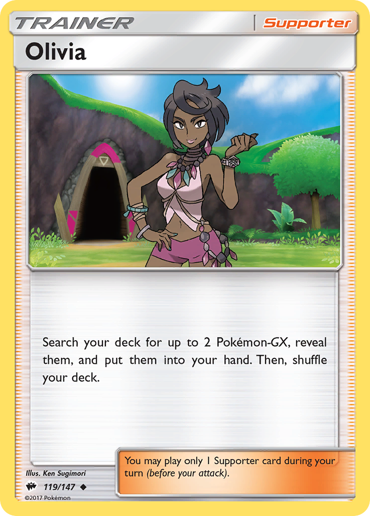 Olivia (119/147) [Sun & Moon: Burning Shadows] - Destination Retro