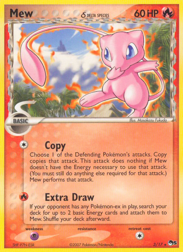Mew (Delta Species) (3/17) [POP Series 5] - Destination Retro