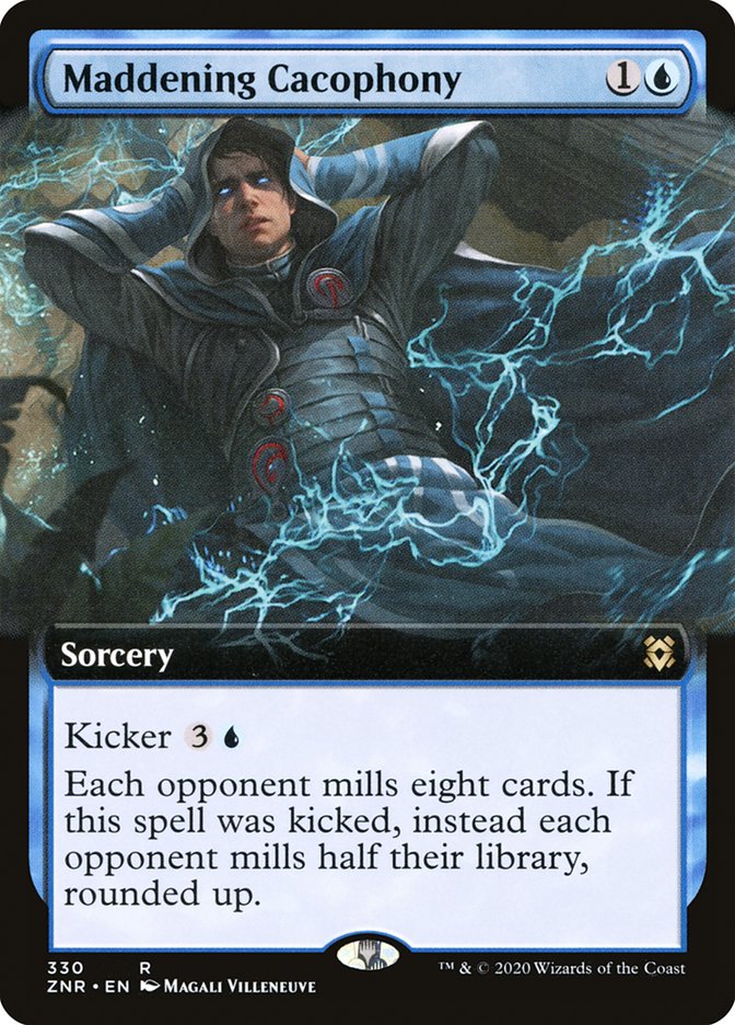 Maddening Cacophony (Extended Art) [Zendikar Rising] - Destination Retro