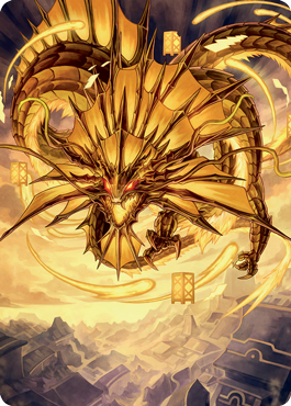 Ao, the Dawn Sky 2 Art Card [Kamigawa: Neon Dynasty Art Series] - Destination Retro