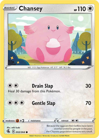 Chansey (202/264) [Sword & Shield: Fusion Strike] - Destination Retro