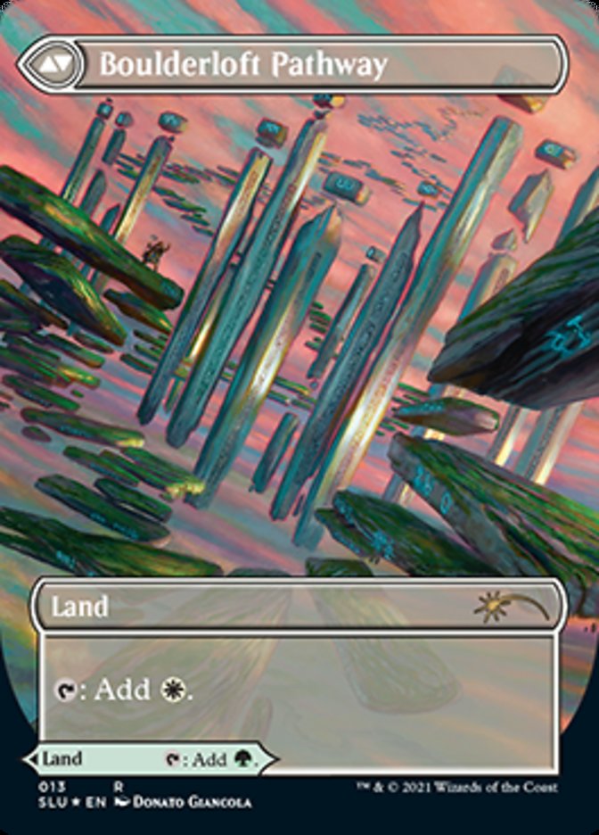 Branchloft Pathway // Boulderloft Pathway (Borderless) [Secret Lair: Ultimate Edition 2] - Destination Retro