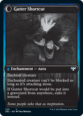 Gutter Skulker // Gutter Shortcut [Innistrad: Double Feature] - Destination Retro