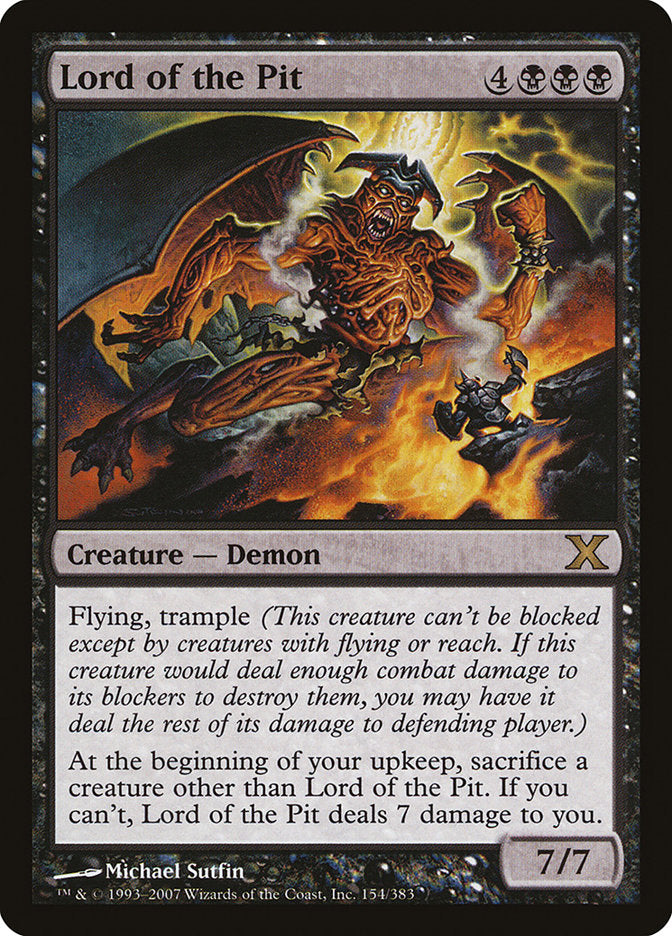 Lord of the Pit [Tenth Edition] - Destination Retro