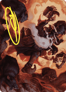 Tattered Ratter Art Card (Gold-Stamped Signature) [Wilds of Eldraine Art Series] - Destination Retro