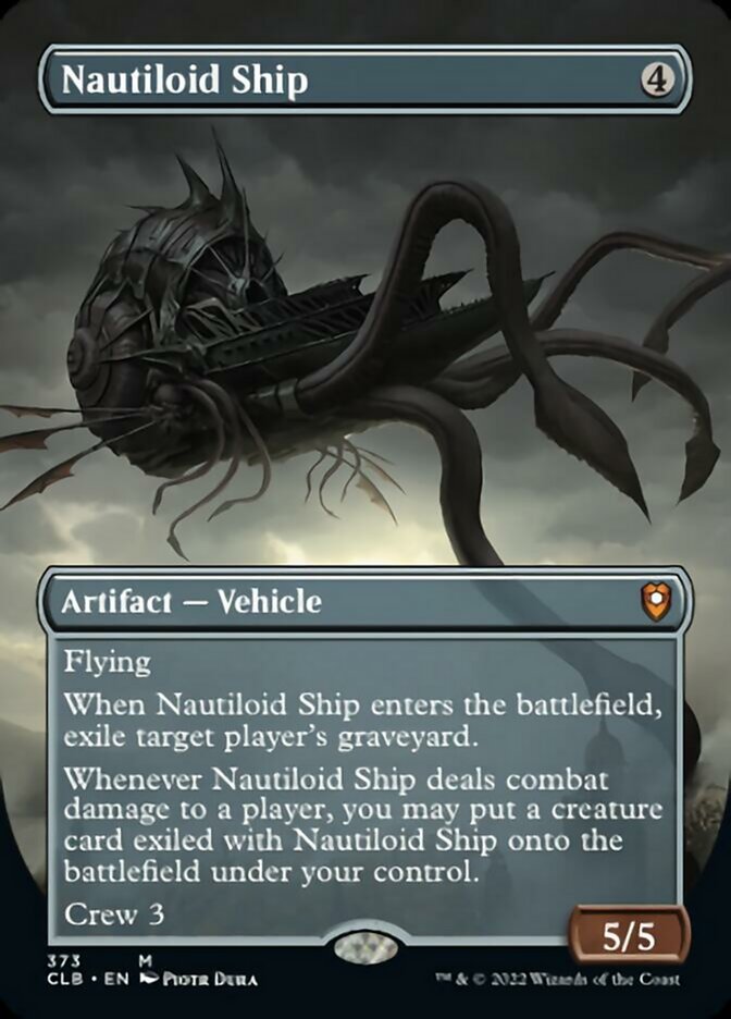 Nautiloid Ship (Borderless Alternate Art) [Commander Legends: Battle for Baldur's Gate] - Destination Retro