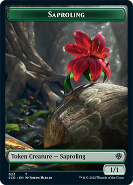 Saproling // Soldier Double-Sided Token [Starter Commander Decks] - Destination Retro