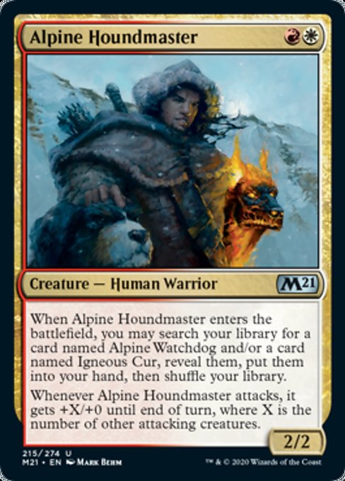 Alpine Houndmaster [Core Set 2021] - Destination Retro