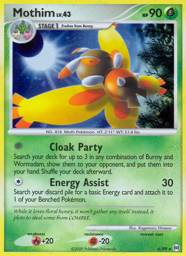 Mothim (6/99) [Arceus] - Destination Retro