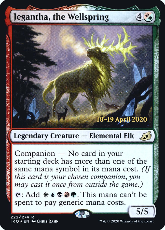 Jegantha, the Wellspring  [Ikoria: Lair of Behemoths Prerelease Promos] - Destination Retro