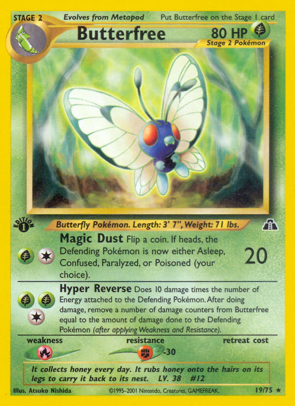 Butterfree (19/75) [Neo Discovery 1st Edition] - Destination Retro