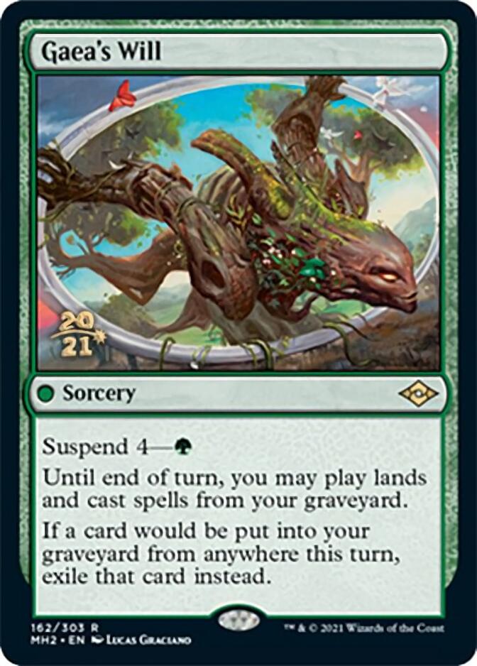 Gaea's Will [Modern Horizons 2 Prerelease Promos] - Destination Retro