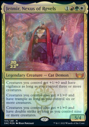 Jetmir, Nexus of Revels [Streets of New Capenna Prerelease Promos] - Destination Retro