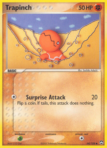 Trapinch (68/108) [EX: Power Keepers] - Destination Retro