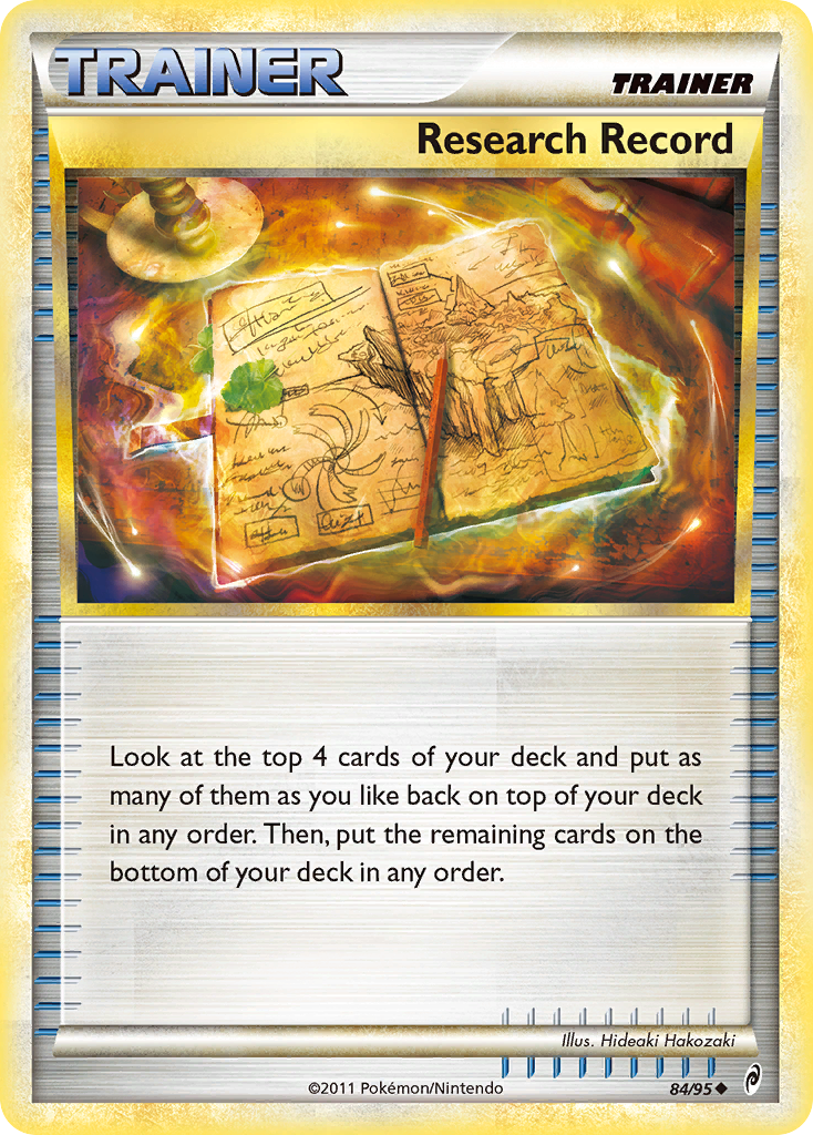 Research Record (84/95) [Call of Legends] - Destination Retro
