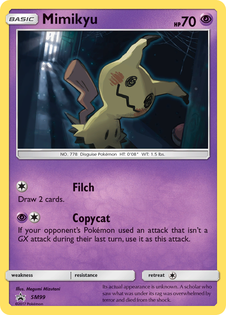 Mimikyu (SM99) [Sun & Moon: Black Star Promos] - Destination Retro