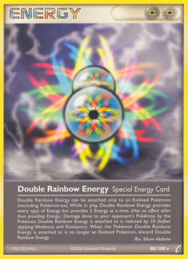 Double Rainbow Energy (88/100) [EX: Crystal Guardians] - Destination Retro