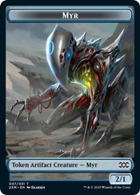Myr (007) // Shapeshifter Double-sided Token [Double Masters Tokens] - Destination Retro