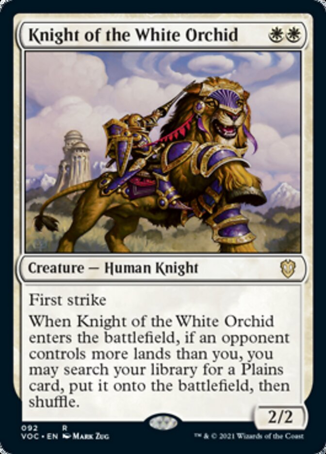 Knight of the White Orchid [Innistrad: Crimson Vow Commander] - Destination Retro