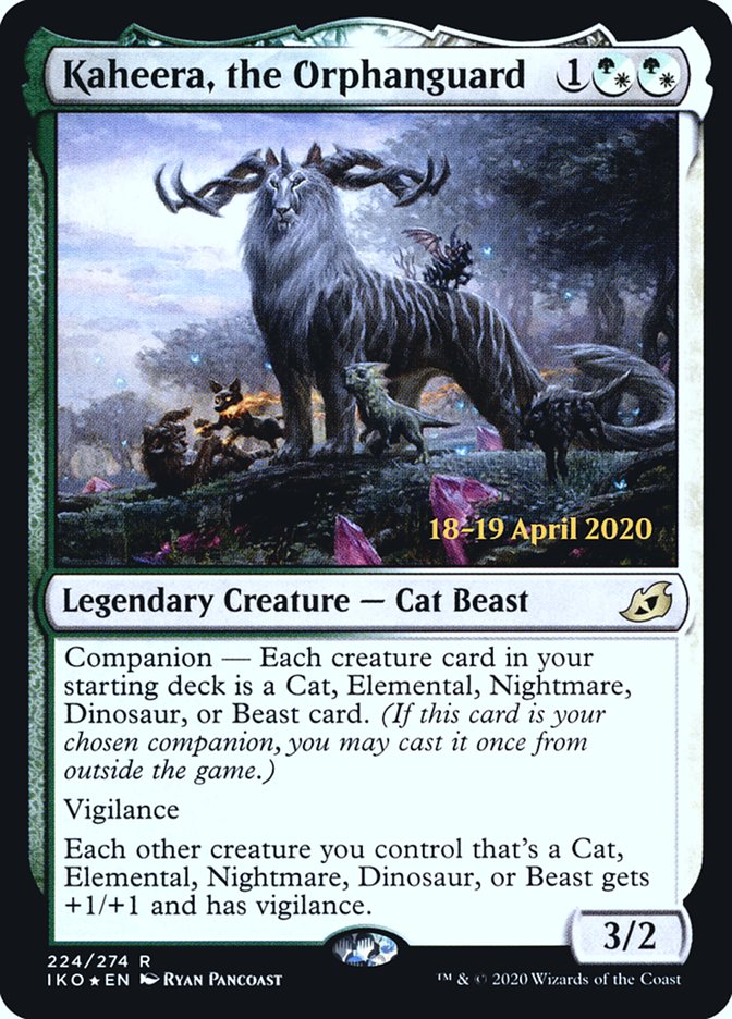 Kaheera, the Orphanguard  [Ikoria: Lair of Behemoths Prerelease Promos] - Destination Retro