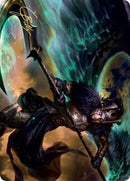 Vengeful Reaper Art Card (Gold-Stamped Signature) [Kaldheim: Art Series] - Destination Retro