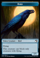Bird Token [Innistrad: Midnight Hunt Tokens] - Destination Retro