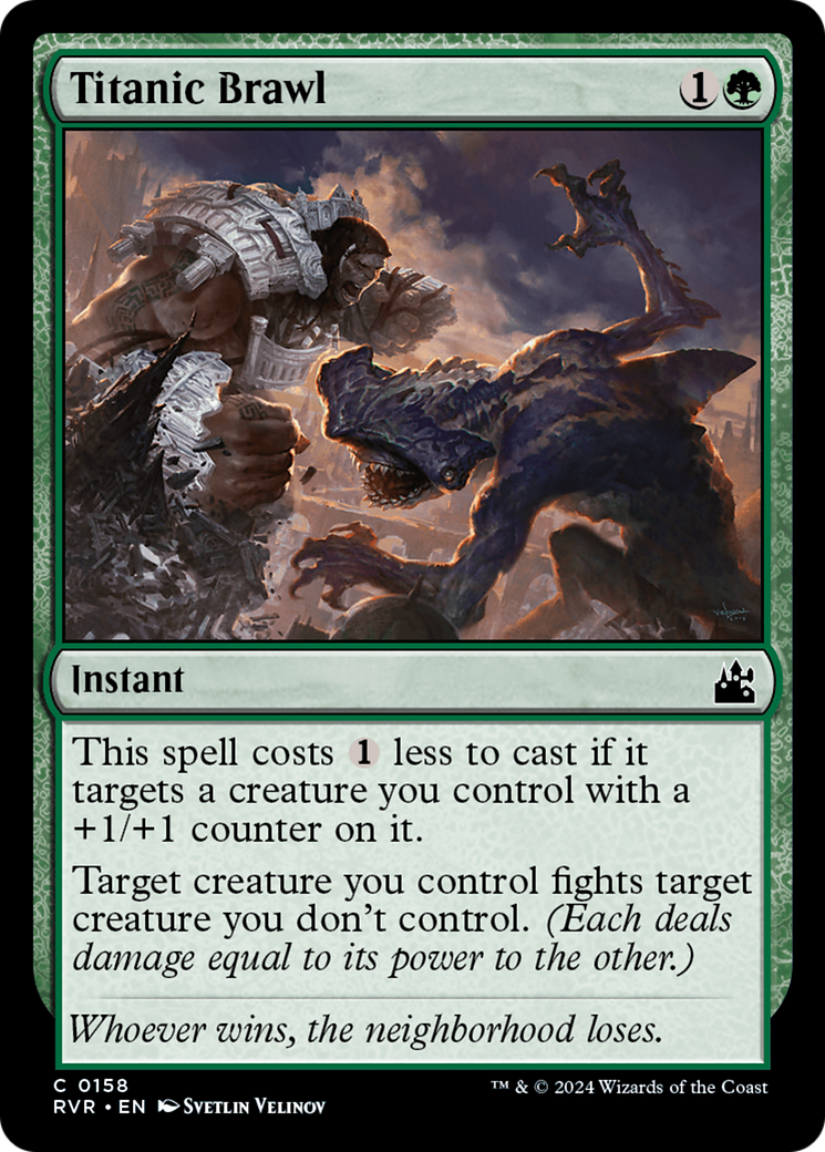 Titanic Brawl [Ravnica Remastered] - Destination Retro