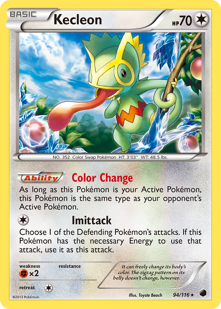 Kecleon (94/116) [Black & White: Plasma Freeze] - Destination Retro
