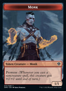 Monk Token [Dominaria United Tokens] - Destination Retro