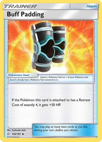Buff Padding (136/181) [Sun & Moon: Team Up] - Destination Retro
