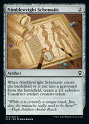 Nimblewright Schematic [Commander Legends: Battle for Baldur's Gate] - Destination Retro