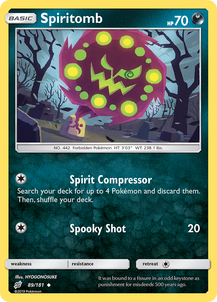 Spiritomb (89/181) [Sun & Moon: Team Up] - Destination Retro