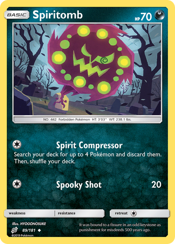 Spiritomb (89/181) [Sun & Moon: Team Up] - Destination Retro